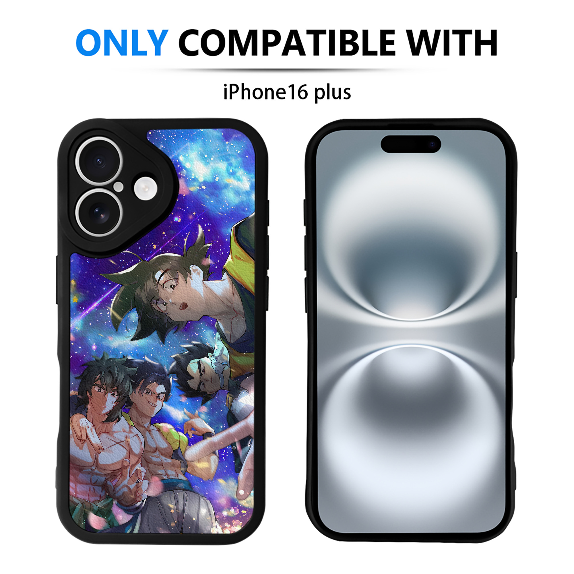 （画像用） ドラゴンボール DRAGON BALL 【iPhone 16シリーズ対応】シリコンスマホケース（レザー調） 材質：シリコン